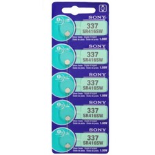 5 Piles Montre SONY 337