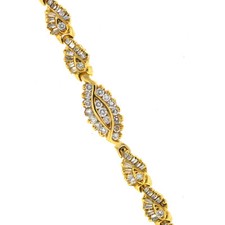 14k Twist or Jaune Diamant