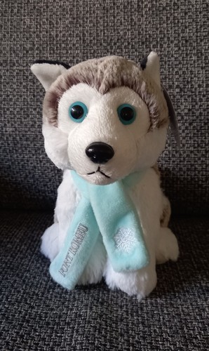 Peluche doudou husky chien - e4, husky/chien