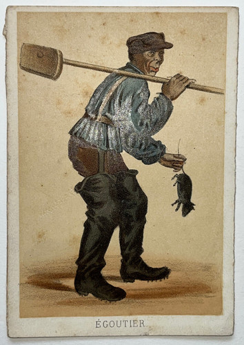 Egoutier metier lithographie - egoutier,