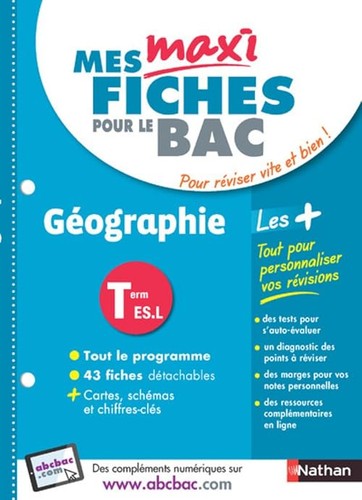 Mes maxi fiches géographie - mes,