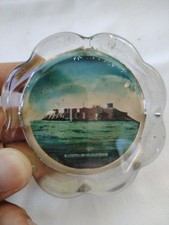 PRESSE PAPIER EN VERRE Ancien Marseille Château D'If