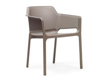 Fauteuil Chaise Net - Empilable Pour Intérieur Extérieur Maison Jardin