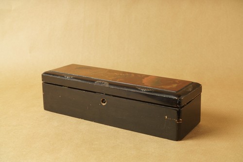 Boite gant bois laque - boite,