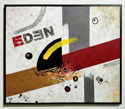 Tableau abstrait eden - tableau,