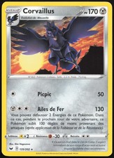 Carte Pokémon Corvaillus 135/202   Épée et Bouclier Français
