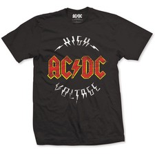 AC/DC High Voltage Angus Young Bon Scott Rock Autorisé T-shirt Hommes