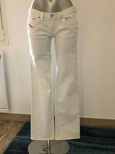 Jeans used blanc - used,