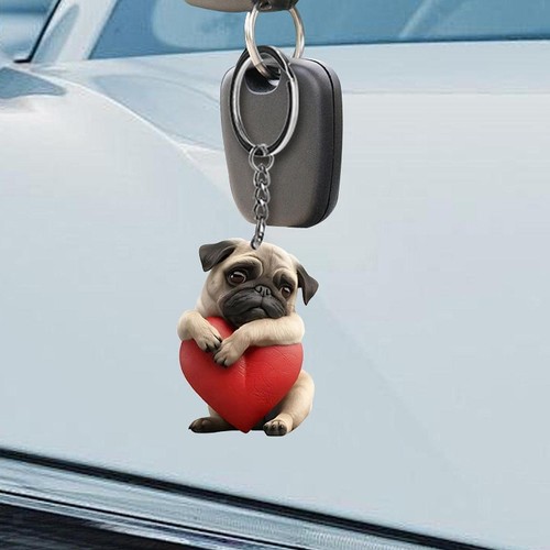 Porte clés pendentif chien - pendentif,
