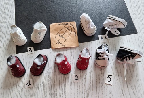 Chaussures poupée cm x - 6.5,