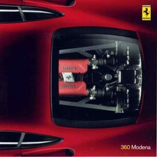 Catalogue Brochure Ferrari 360 Modena 12/1999 Italie Italia