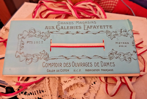 Galon ruban passepoil rouge - galon,