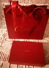 Cartier boîte à bijoux 15/10/4 cm et sac    Article neuf et Authentique