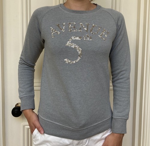 Pull gris paillettes - pull,