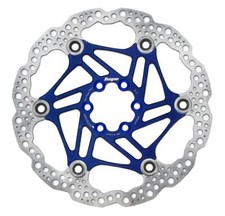 Hope Disque de Frein Vélo MTB Électrique Fr Disque 180mm 6 Boulon Flottant Bleu