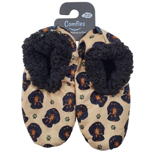Chaussons pour teckel noirs - pour,