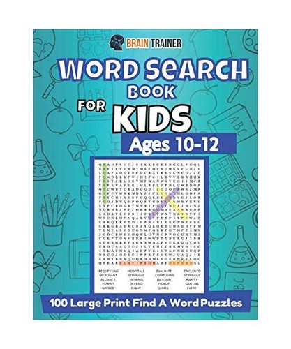 Word search book for kids - search, ages