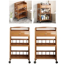 Meuble de Rangement d'Angle avec Meuble à Tiroirs pour Salle à Manger Buffet