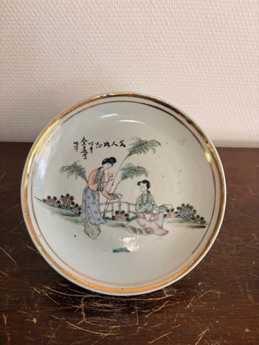Ancien assiette porcelaine - ancien,