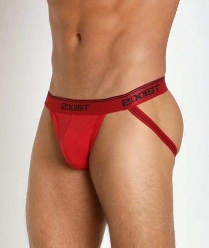 2xist new mens - red, jockstrap