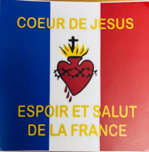 Autocollant sacré cœur - autocollant,