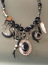 Collier  breloque Franck Herval style ethnique