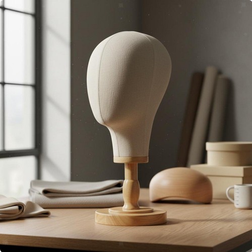 Tête mannequin textile - tête,