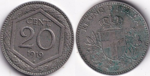 Centesimi 1919 italie - centesimi,