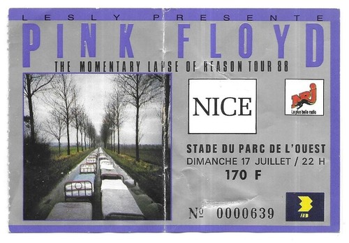 Rare ticket billet de - ticket,