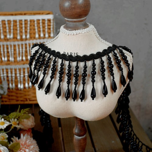 Jard faux perle frange - 1,