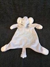 Doudou plat éléphant gris