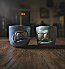 Lot 2 Tasses Monstres 3D –