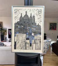 CLAUDE VENARD Magnifique lithographie Le Sacré-Coeur Signée et numérotée 176/180