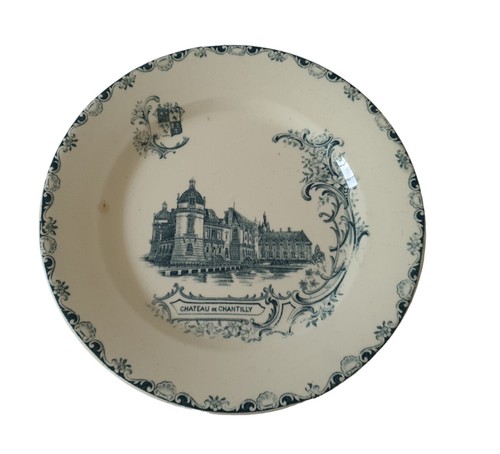 Assiette décoratif château - décoratif,