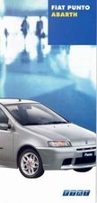 Catalogue Brochure Fiat Punto Abarth 2002 Suisse en français, deutsch, italiano