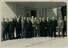 San Isidro, membres de la commission des communications et transports, 1954, Vin