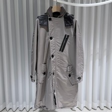 Hermes Manteau long en cuir