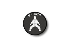 Patch badge ecusson imprime thermocollant karate sport