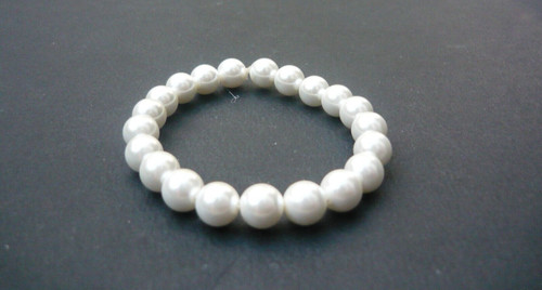 Bracelet perles nacre - bracelet,