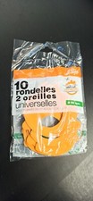LOT 10 RONDELLES 2 OREILLES CAOUTCHOUC JOIN BOCAUX —70 mm OUVERTURE FACILE