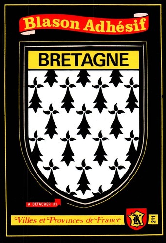 Carte postale blason - carte,
