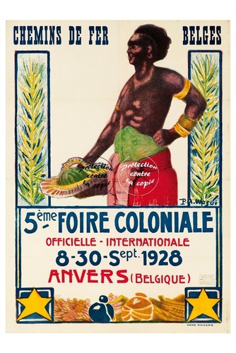 Foire coloniale anvers 1928 - foire,