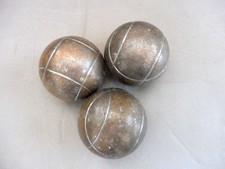 3 Boules de petanque - pesé