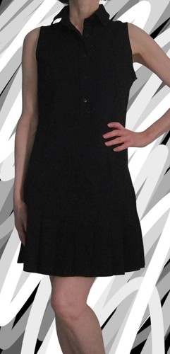 Robe saharienne coton noir