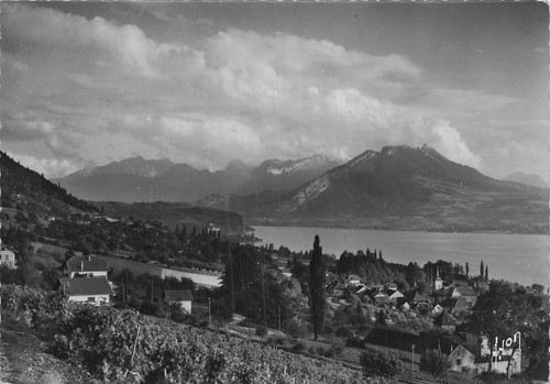 Veyrier lac le massif - lac,