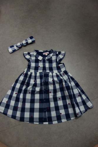 Robe sans manche carreaux - robe,