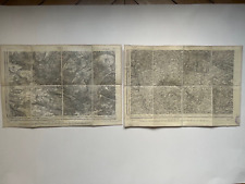 LOT 2 CARTES ETAT MAJOR - VERSAILLES et JUVIGNY