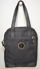 Lancel, Sac cabas Mixte porté main en toile et cuir noir