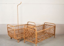 LIT ROTIN POUR BEBE, sans marque, trés belle qualité 140*90 cm, sans matelas, a 