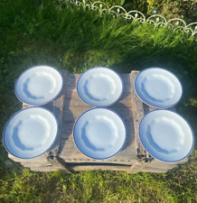 6 Assiettes plates - Montereau